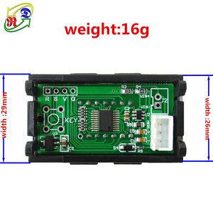 RD <span class=keywords><strong>0</strong></span>.36 "Jaune À <span class=keywords><strong>5</strong></span> Chiffres 3 Fils <span class=keywords><strong>0</strong></span>-33V Numérique Dc Voltmètre Voltimètre - Product Image 5