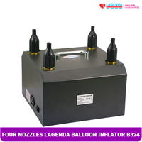 B324 Lagenda 1500W Gonfleur électrique de ballons à pédale avec quatre buses pour décoration de mariage
