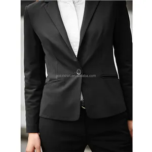 1 Button Suit Jacket Made-to-measure Suits For Women