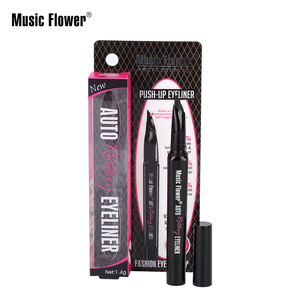 Música <span class=keywords><strong>flor</strong></span> fabricación fábrica auto rotación <span class=keywords><strong>de</strong></span> secado rápido Eyeliner líquido <span class=keywords><strong>de</strong></span> larga duración impermeable Eye liner pen - Product Image 5