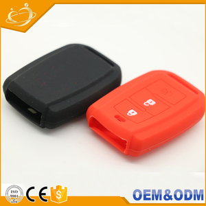 2018 Ô Tô Phụ Kiện Sản Phẩm Silicon Keyless Món Quà Màu Đen <span class=keywords><strong>Fob</strong></span> Từ Xa Chính Trường Hợp Bìa cho Toyota Tacoma - Product Image 2