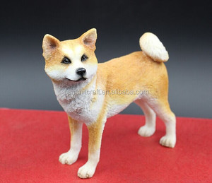 Vente chaude japonais Akitas résine personnalisé chien statue - Product Image 1