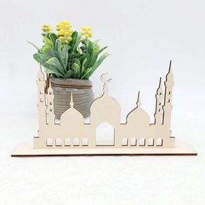 Modelo de madera cortado con láser para decoración de oración <span class=keywords><strong>Islámica</strong></span> - Product Image 2