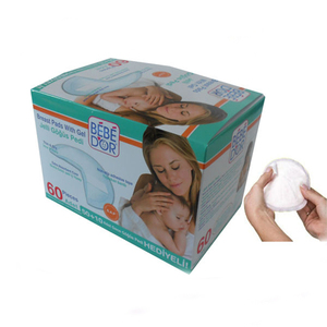 ICare GNP408 OEM Ultra Soft White Disposable Cotton Breast Feeding <strong>Pads</strong> 3D Contoured Super Absorbent <strong>Nursing</strong> <strong>Pads</strong> 110-130mm for - Product Image 2