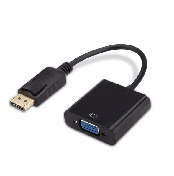 DisplayPort DP Adapter Male to VGA Connector Adapter Cable, DP to VGA Converter Female Adapter, minidp to vga adapter