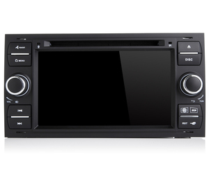 Lettore DVD per auto Android <span class=keywords><strong>11</strong></span> da 7 pollici per pianoforte nero per <span class=keywords><strong>Ford</strong></span> <span class=keywords><strong>Focus</strong></span> per Kuga per Transit Radio RDS USB - Product Image 1