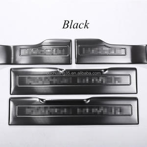 4 Pezzi per Range Rover <span class=keywords><strong>Evoque</strong></span> <span class=keywords><strong>Accessori</strong></span> Battitacco Interno Auto in Acciaio Inox Protezione Soglia Porta - Product Image 2