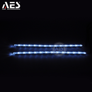 Phare <span class=keywords><strong>de</strong></span> voiture <span class=keywords><strong>universel</strong></span> DRL lumières Crystal Dual Color <span class=keywords><strong>LED</strong></span> Flexible Daytime Running Lights For a7 - Product Image 3