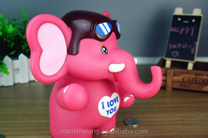 Salvadanaio a Forma di Elefante Carino Blu e Rosa Scatola per Risparmiare Denaro - Product Image 4