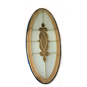 باب زجاجي صيني مزخرف بتصميم ذهبي، زجاج مفرغ معزول، تصميم عصري للديكور - Product Image 2