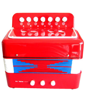 الأطفال هدية البيانو لعبة الأكورديون 7-مفتاح زر لعبة الأكورديون ABC-214 - Product Image 1