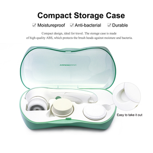 <span class=keywords><strong>TOUCHBeauty</strong></span>-brosse faciale électrique imperméable, 3 en 1, ensemble de brosses en silicone et rotative, outil de nettoyage en profondeur pour le visage, les voyages et la maison - Product Image 4