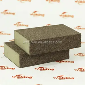 Sanding Sponge Block Aluminium Oxide Sanding Block Sanding Sponge For Manual Grinding Sanding Polishing Foam Pads