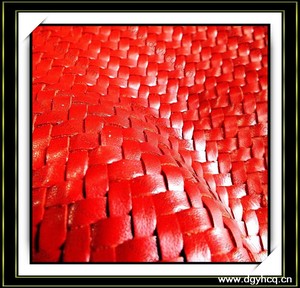 Chất Lượng Cao Sinh Thái Thân Thiện Handmade Sợi Nhỏ Da Dệt PU Micro Da Chéo Dệt Micro PU Da Cho Dệt Chăn - Product Image 5