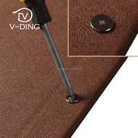 Porte-menus en cuir PU V-ding A4/8,5x11 pouces pour restaurants et hôtels (personnalisable OEM/ODM, origine Chine, 20 ans d'expérience)