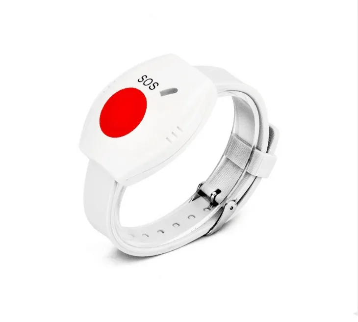 Wristband emergency panic button alarm 433mhz wireless security panic buttons personal panic button for elder/children
