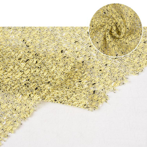 OEM 85 <span class=keywords><strong>Polyester</strong></span> <span class=keywords><strong>15</strong></span> Rayon Phụ Nữ Quần Áo Vật Liệu Thời Trang Hacci Patterned Dệt Kim Varley Vải Cho Áo Len Thời Trang - Product Image 4