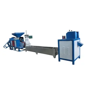 50kg-500kg/h capacity waste recycling machines plastic grinder plastic granules making machine