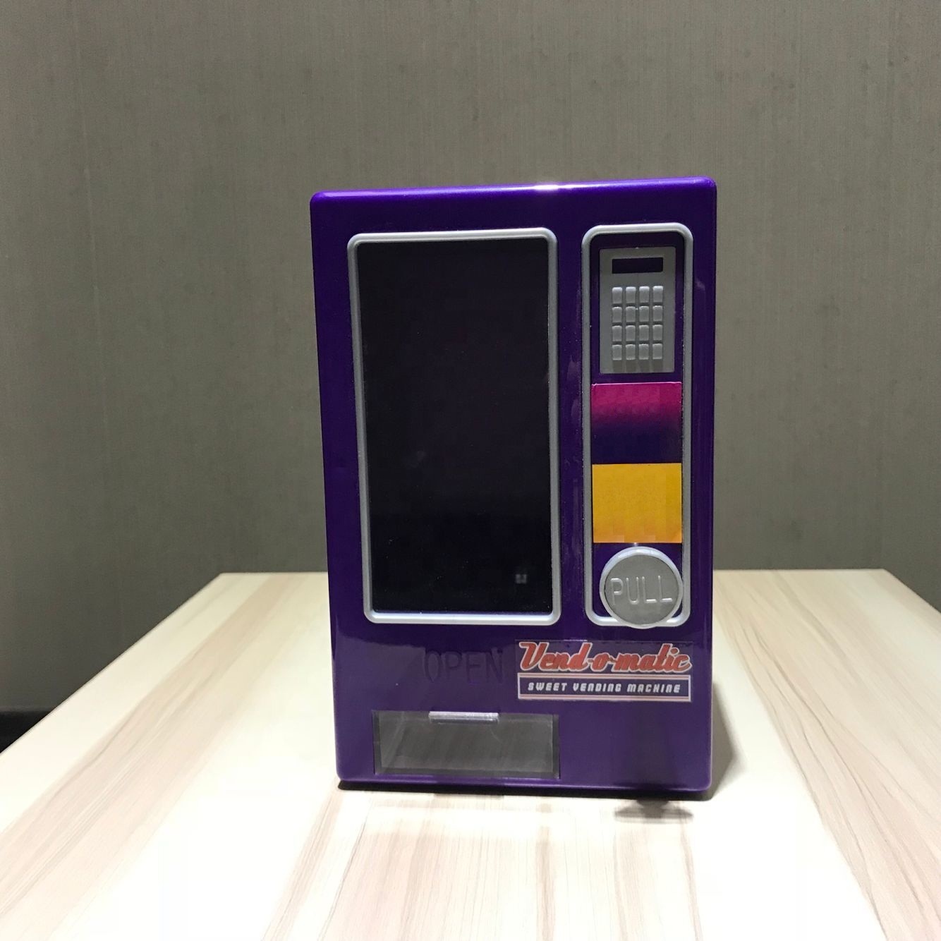 Лидер продаж 2018, Высококачественная пластиковая детская игрушка, красный Мини-торговый автомат для конфет