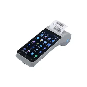 ZCS Z91 Handheld Touch Screen 4G election hotel bill receipt Android POS system Terminal with printer, GPS, Free SDK