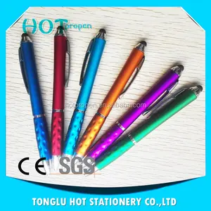 2016 nuevos productos de tecnología artesanal barril Laca De color stylus pen
