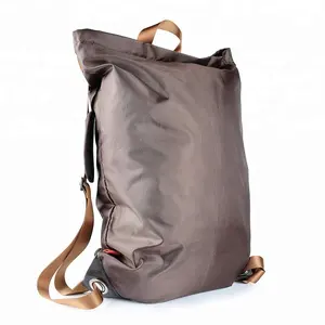 Custom Heavy Duty Nylon Hanging Large Laundry Backpack With Shoulder Strap
