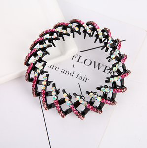 Mode queue de cheval boucle cristal <span class=keywords><strong>strass</strong></span> épingle à <span class=keywords><strong>cheveux</strong></span> - Product Image 5