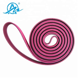 AIMAI personnalisé ajouter rouge en caoutchouc revêtement ATK10 + 3 <span class=keywords><strong>t</strong></span> rouge courroie de distribution industrielle ceinture - Product Image 1
