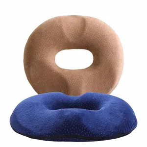 Hot Selling Comfort Goedkope Decoratieve O Ring Cirkel Vorm 3D Gedrukt Therapeutische Custom Ronde Memory Foam Donut Zitkussen
