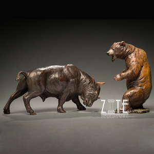 Alta calidad <span class=keywords><strong>de</strong></span> vida tamaño bronce <span class=keywords><strong>toros</strong></span> y escultura estatua - Product Image 2
