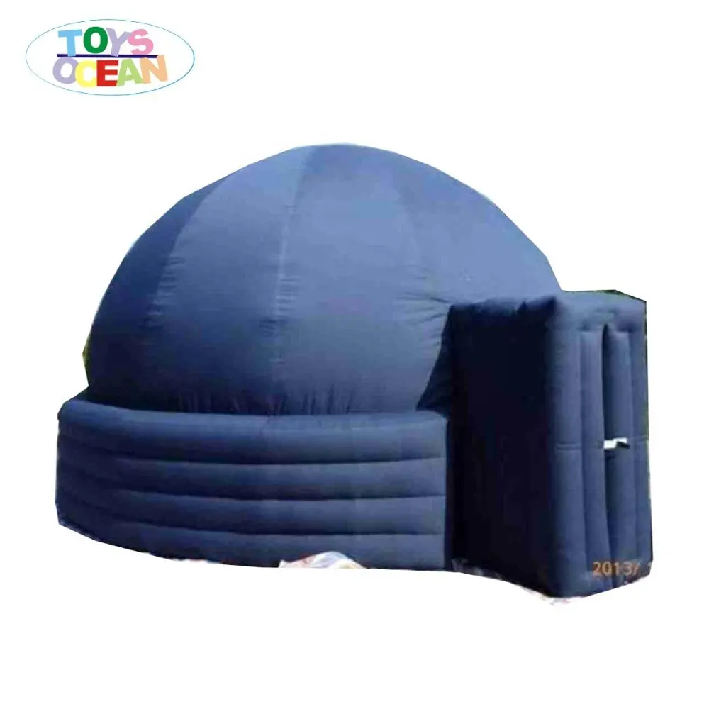 Projeksiyon/film şişme planetarium çadır/şişme projeksiyon kubbe çadır