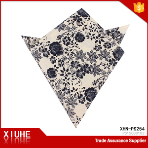 Pañuelo con estampado floral para hombre y mujer, pañuelo de bolsillo de Algodón 100% con diseños personalizados - Product Image 6