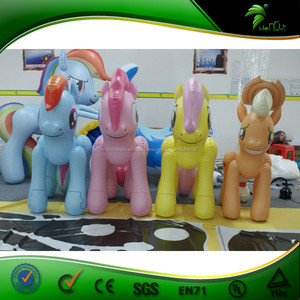 Gonflable petits <span class=keywords><strong>chevaux</strong></span> animaux dessin animé mobile avec impression personnalisée couleur - Product Image 2