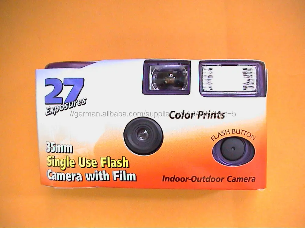 Recycling Kamera-Billig Großhandel Einweg Kamera mit <span class=keywords><strong>35mm</strong></span> Fuji film und kundenspezifische verpackung