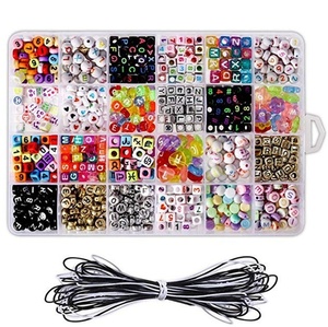 24 dans un Alphabet Acrylique Lettre Perles Ensemble kit DE BRICOLAGE art et artisanat matériel Enfants cadeaux - Product Image 1