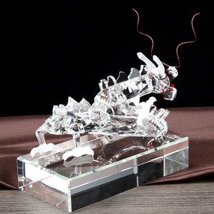 זוהר oem/odm החדש הסיני גלגל גלגל המזלות מודל דרקון דמות עם דוכן - Product Image 5