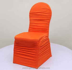 A buon mercato <span class=keywords><strong>elastico</strong></span> stretch increspato swag spandex della sedia della copertura <span class=keywords><strong>con</strong></span> volant per la cerimonia nuziale eventi sala banchetti - Product Image 6