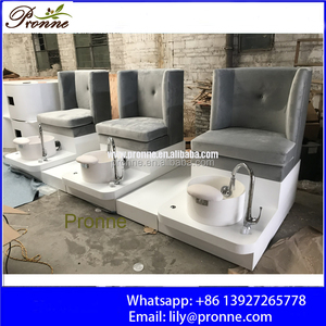 Silla de pedicura de terciopelo con ventilación, salón de belleza con modo aprobado canadiense - Product Image 6