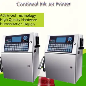 Blikjes printer, datum code printer/continue CIJ Inkjet batch codering machine