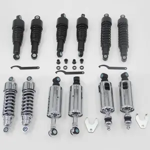 Air Hydraulic Suspension Metal Spring shock absorber Struts Motorcycle Front Rear Shock Absorber for Harley Davidson