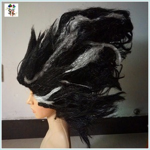 Disfraz <span class=keywords><strong>de</strong></span> lujo para mujer, disfraz <span class=keywords><strong>de</strong></span> Color negro, diablo, pelucas <span class=keywords><strong>de</strong></span> fiesta <span class=keywords><strong>de</strong></span> Halloween, HPC-0079 - Product Image 5