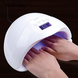 Pedicure manicure nail lampada 54 W UVLED 54 W Nail Dryer LED UV Che Cura La Luce Lampara SOLE 5 Più lampada