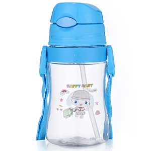 Factory Hot Sale Neues Design Low MOQ Kostenlose Probe Custom Brand Baby Kunststoff Trinkwasser flasche mit Griff