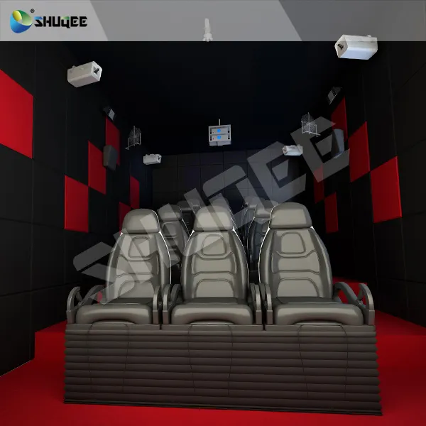 3D نظارات 4d 5d السينما 6d معدات العرض المسرحي ، 7d محاكي سينما 9d vr سينما للبيع