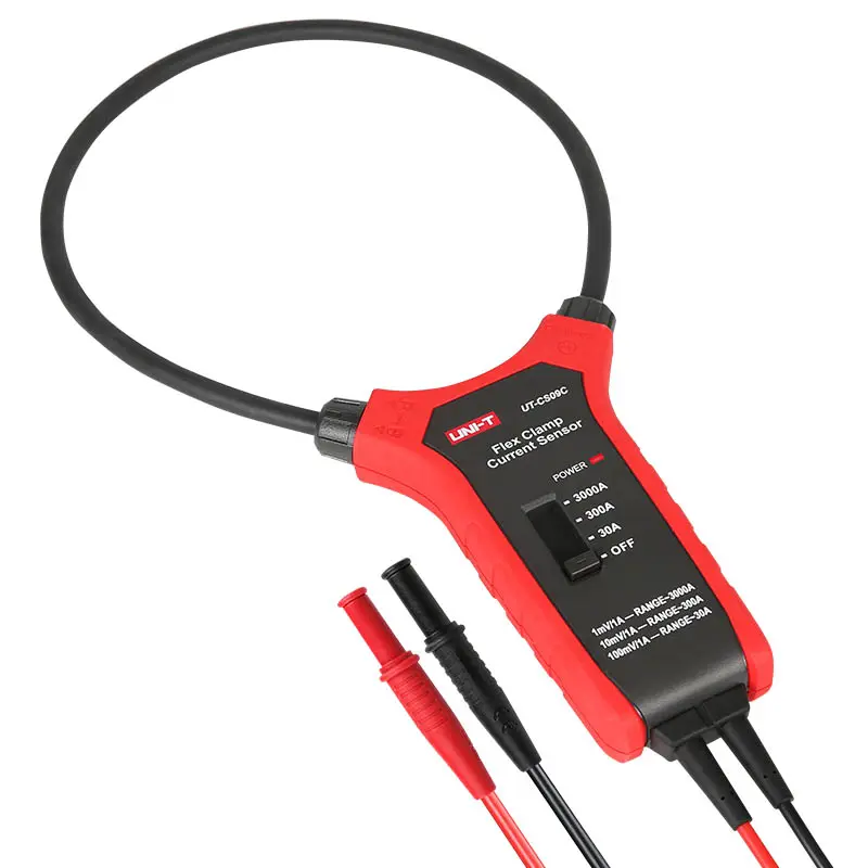 UNI-T UT-CS09C Flex Pince Capteur De Courant Élevé de Courant Flexible Capteur Sonde D'oscilloscope Sonde de Courant Produit Original