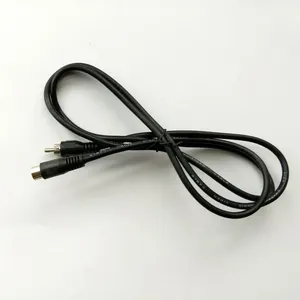 Черный свинцовый кабель RF TV, шнур, соединитель, подходит для SEGA Mega Drive 1 MD1 Atari 2600, игровые аксессуары