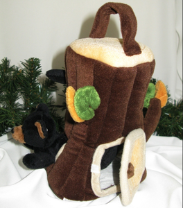 Marioneta de Oso en Tronco de Árbol, Marioneta de Peluche de Oso, Marioneta de Oso - Product Image 4