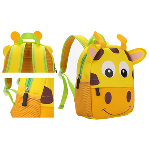 <span class=keywords><strong>Mochila</strong></span> Escolar Divertida con Diseño de <span class=keywords><strong>Jirafa</strong></span>, Bolsa Infantil con Diseño de Animales del Zoológico - Product Image 2