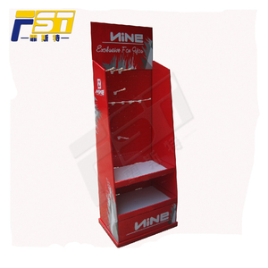 Plegable <span class=keywords><strong>totem</strong></span> regalo tarjeta soporte de exhibición con ganchos - Product Image 3