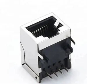 RJ45 Modulaire Netwerk Connector Pcb Jack 8P Lan Connector